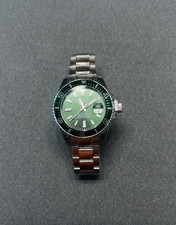 Stührling Depth Master Diver Men's Green Dial SS Wristwatch 100ATM “Hulk” picture