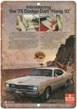 1975 dodge Dart Vintage Auto Ad Reproduction Metal Sign A247 picture