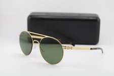 NEW IC BERLIN MODEL HUBERT W. GOLD HAVANA GUNMETAL AUTHENTIC SUNGLASSES 51-22 picture