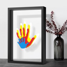 Family Handprint Kit for 4, Hand Print Keepsake Frame DIY Craft Gift picture