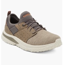 Men SKECHERS  Classic Fit Solvano Caspian Slip On Sneakers Shoes Taupe 210553 picture