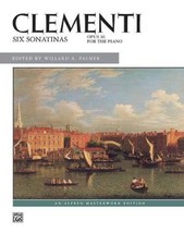 Clementi -- Six Sonatinas, Op. 36 (Alfred Masterwork Edition) - Paperback - GOOD picture