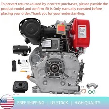 4 Stroke 10HP 418CC Diesel Motor Engine Heavy Duty Single Cylinder Air- Cooled picture