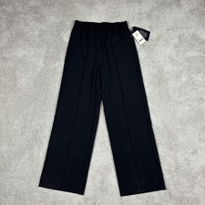 Tuckernuck Pants Womens Medium Black Knit Pull On Elastic Waist Wide Leg Dress picture