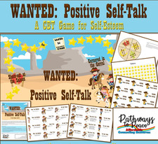 Wanted: Positive Self-Talk CBT Counseling Game, Self-Esteem, Depression picture