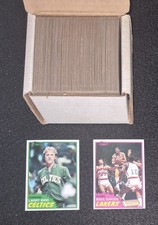 1981-82 Topps NBA Basketball Complete Set 198 Card Bird Magic Kareem 1 Collector picture