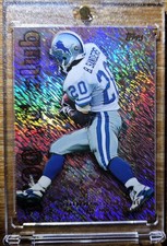 Barry Sanders TOPPS Rare 1000 BOOSTER FOIL REFRACTOR CARD DETROIT LIONS MINT  picture