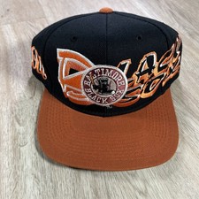 VTG Baltimore Black Sox Snapback Hat Negro League Baseball Black Wool Cap Boy picture