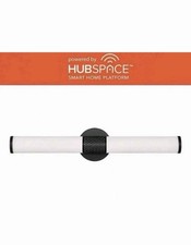 NEW Hampton Bay PENROSE 24 in. SMART Matte Black Perforated LED Vanity Light picture