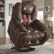 EBELLO Large Power Lift Recliner Chair with Massage & Heat,USB Ports for Elderly picture