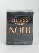 Guess Seductive Homme Noir by Guess 3.4 oz EDT Cologne for Men New In Box picture