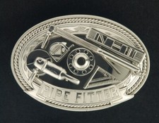 (MADE BY ORDER)MEN BELT BUCKLE HANDMADE STAINLESS STEEL PIPE FITTER 1 picture