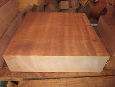 BEAUTIFUL KILN DRIED AFRICAN MAHOGANY BOWL BLANK LATHE LUMBER CARVE 10 X 10 X 4