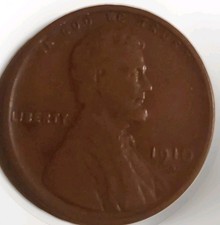 1910 S Lincoln Wheat Brown Very Fine Copper Penny Free Post Tracking picture