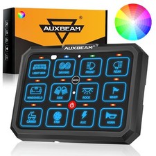 AUXBEAM RB120 12 Gang RGB Switch Panel LED Switch Panel Circuit Control System picture