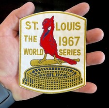 1967 St. Louis Cardinals World Series 4.5in Official Patch 4.5in Sew On Iron picture