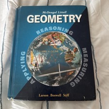 McDougal Littell Geometry 2001 USED Good Condition 0395937779 picture