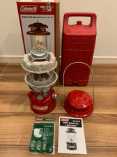 Coleman One Mantle Lantern Red 2164001 286A Gas Camping Lantern Japan NEW picture