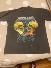 Rare Vintage 1991 Metallica Sad But True Tour Pushead Tee shirt  picture