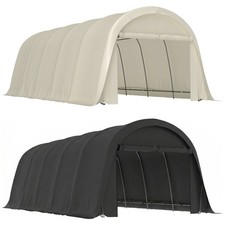 Outsunny 12' x 23.6' Heavy Duty Carport, UPF50+ Portable Garage picture