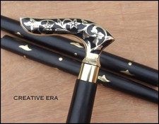 Antique Style Head Handle Victorian Style wooden Walking Stick Vintage Cane picture
