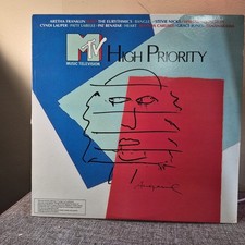 MTV High Priority-1987 RCA 6608-1-R Andy Warhol Cover Compilation-Vinyl LP picture