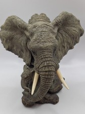 Westland Giftware #5662 Devotion Elephant & Calf Bust 2000 7.5