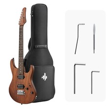 Donner DST-700 Electric Guitar Solid Body Tremelo Bridge Coil Split H-H Pickups picture