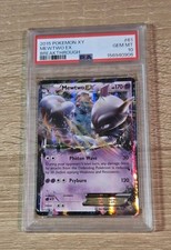 2015 POKEMON XY BREAKTHROUGH #61 MEWTWO EX PSA 10 picture