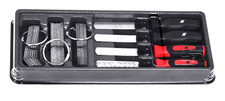 *NEW* SNAP-ON Feeler Gauge SET 82 pc Straight, Step & 45° *RED & BLACK* FB336RNB picture