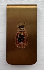 Rare BILLIKEN Royal Court of Jesters MONEY CLIP Vintage picture