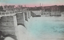 The Dam and Power House Kilbourn Wisconsin Divided Back Vintage Post Card picture