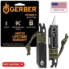 Gerber Prybrid X EDC Pocket Knife Multitool with Bottle Opener, Green picture