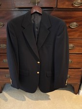 J. Alden (Essex, CT) Men's Navy Wool Blazer 37R (Excellent) picture