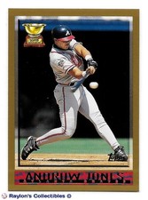 ⚾️ 1998 ~ Topps #334 ~ Andruw Jones  ASR- Cup ~ Braves ~ NmMt=8 ~ HOF ~ QTY picture
