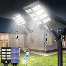 1000W Commercial Solar Street Light Flood Lamp LED Area Dusk To Dawn Wall Lamp picture