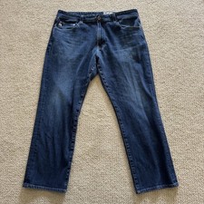 AG Adriano Goldschmied Jeans The Everett Slim Straight Mens Size 36 Blue Stretch picture