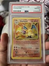 POKEMON CLC-TRADING CARD GAME CLASSIC CHARIZARD & HO-OH EX DECK CHARIZARD PSA 10 picture