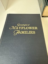 Genealogies of Mayflower Families Volume 3 (Peck-Wolcott) Hardcover picture