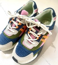 Desigual Panelled Lace-up Sneakers Women's Size 38 US 7.5 Multicolor picture