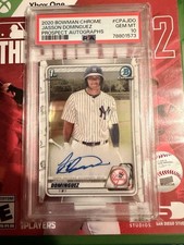 2020 Bowman Chrome Jasson Dominguez 1st Bowman Auto PSA 10 CPA-JDO 78801573 picture