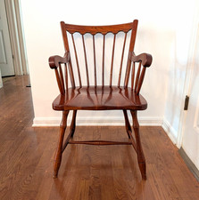 Pennsylvania House Windsor Style Cherry Wood Armchair Brown 22x21x34 picture