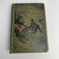 Very Rare HTF - Antique Foundling Mick (P'tit Bonhomme) Jules Verne Illustrated  picture