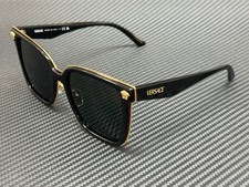 VERSACE VE2278D GB1 87 Black Grey Women's 58 mm Sunglasses picture