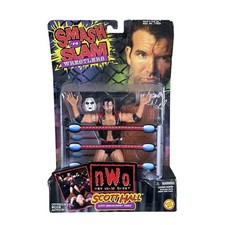 ToyBiz NWo Scott Hall Action Figure Smash 'N Slam Wrestlers Multicolor New Boxed picture