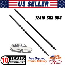 Window Door Molding Outer Right Left Molding Trim For Honda Civic EG6 1992-1995 picture