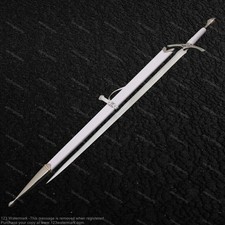Gandalf's White Glamdring Sword The Hobbit Trilogy Handmade Premium Gift for Him picture