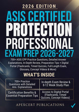 ASIS CERTIFIED PROTECTION PROFESSIONAL EXAM PREP 2026-2027: 700+ ASIS CPP Practi picture