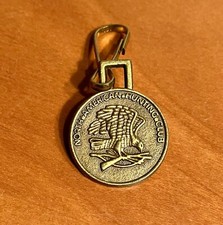 Vintage North American Hunting Club (NAHC) Medallion Token Coin Keychain Pendant picture
