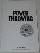 Power Throwing 1994 Bob Taylor Tactical Response Solutions TRS Special Report picture